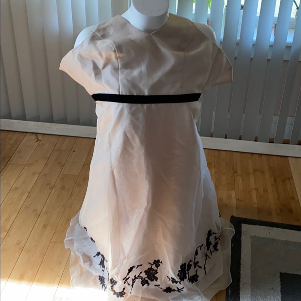 Bridesmaids Dress Cream And Black